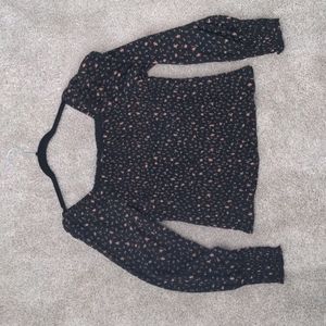 Romantic smocked madewell top nwt